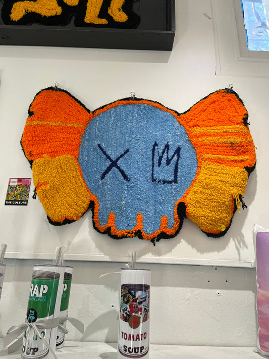 KAWS inspired Rug at home