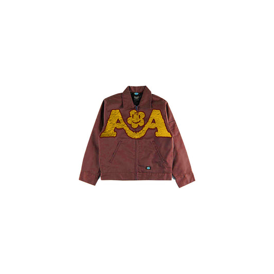 Pop Basel Gallery- Burgundy Jacket. Value